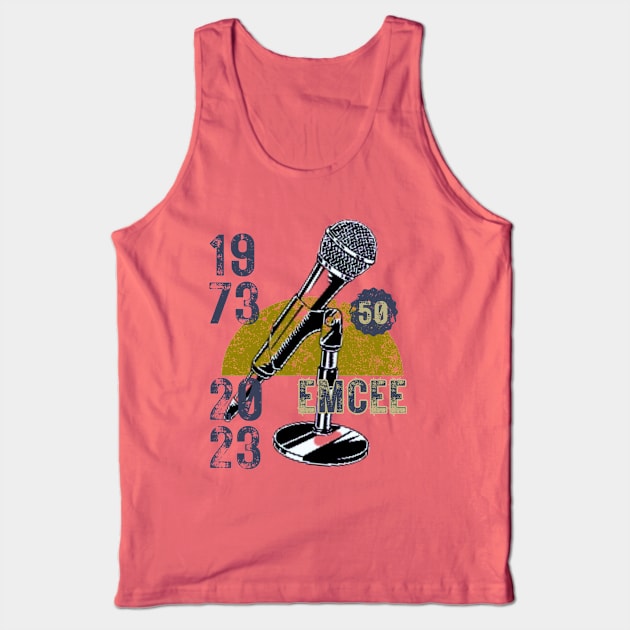 50 years in Hip Hop: Emcee Tank Top by Veritè Kulture Vulture T-Shirts & Apparel